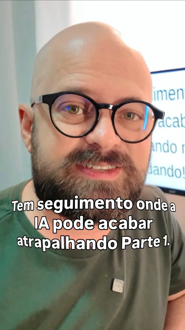 José Renato em um vídeo sobre inteligência artificial e autenticidade na comunicação.